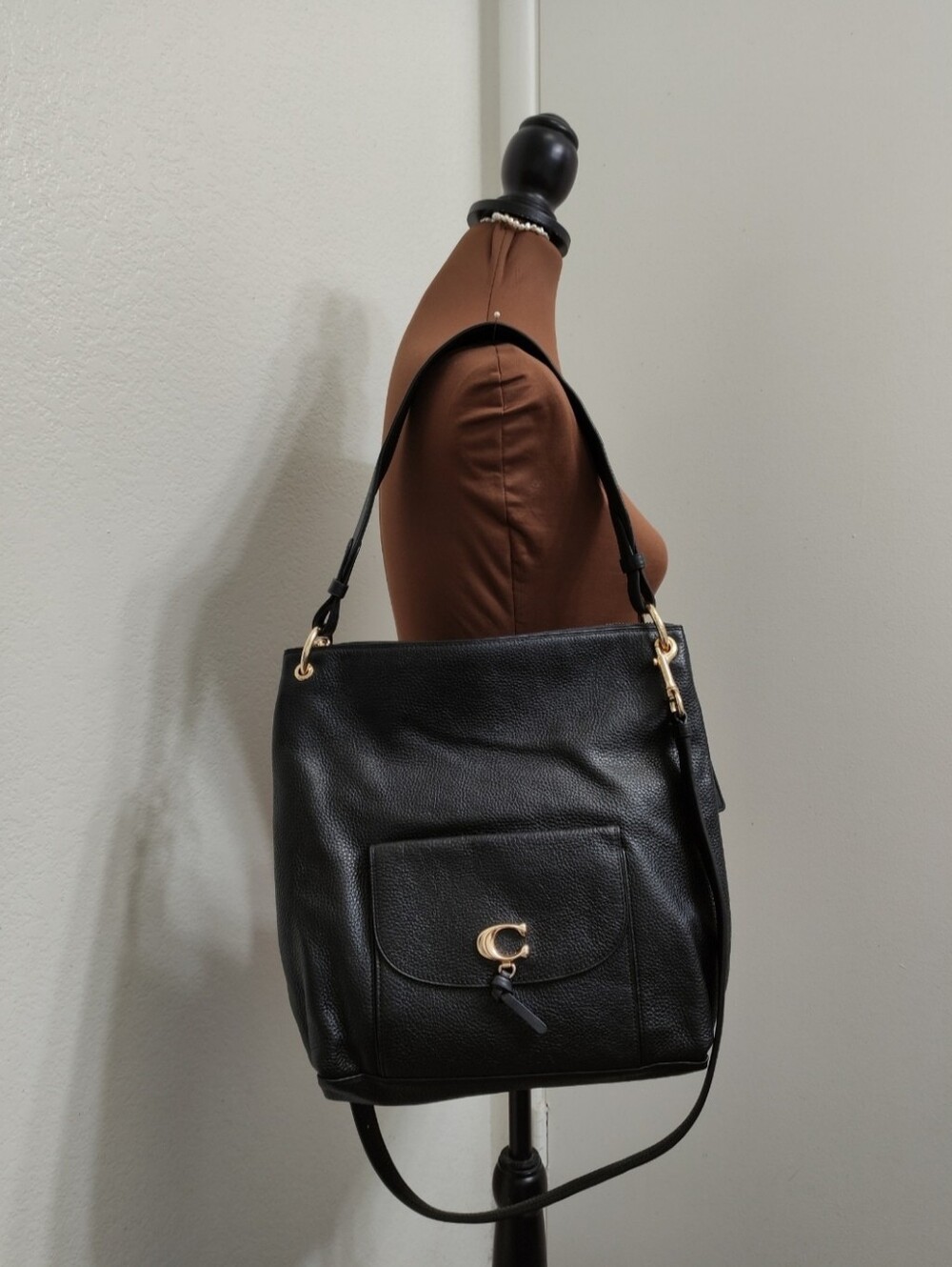 Coach 1321 Remi Hobo Bag Black - Picture 8 of 13